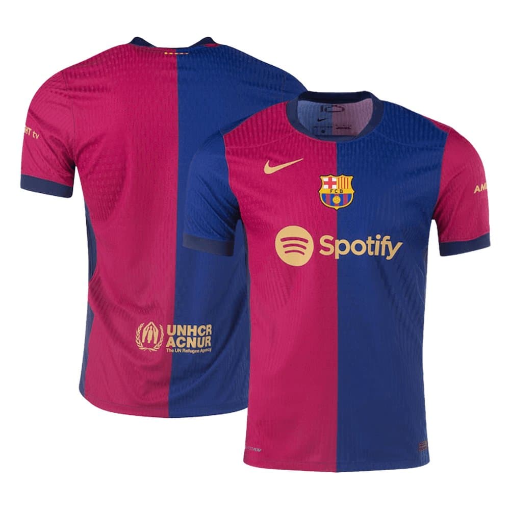Men's Barcelona Home Authentic Soccer Jersey 2024/25 Men's Barcelona Home Authentic Soccer Jersey 2024/25