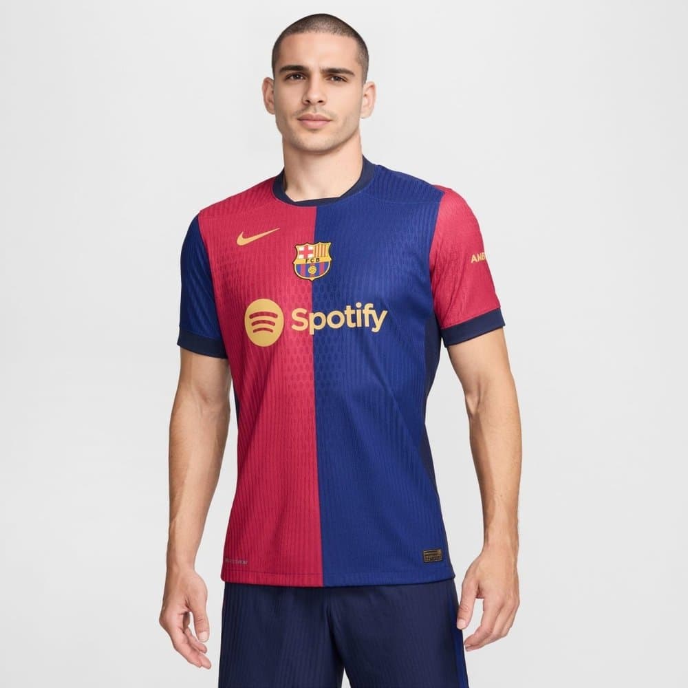 Men's Barcelona Home Authentic Soccer Jersey 2024/25 Men's Barcelona Home Authentic Soccer Jersey 2024/25