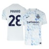 Men's PAVARD #28 Inter Milan Away Replica Soccer Jersey 2025/26 Men's PAVARD #28 Inter Milan Away Replica Soccer Jersey 2025/26