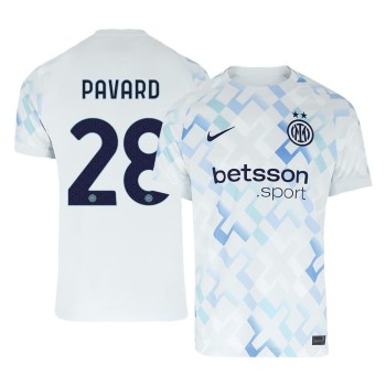 Men's PAVARD #28 Inter Milan Away Replica Soccer Jersey 2025/26 Men's PAVARD #28 Inter Milan Away Replica Soccer Jersey 2025/26
