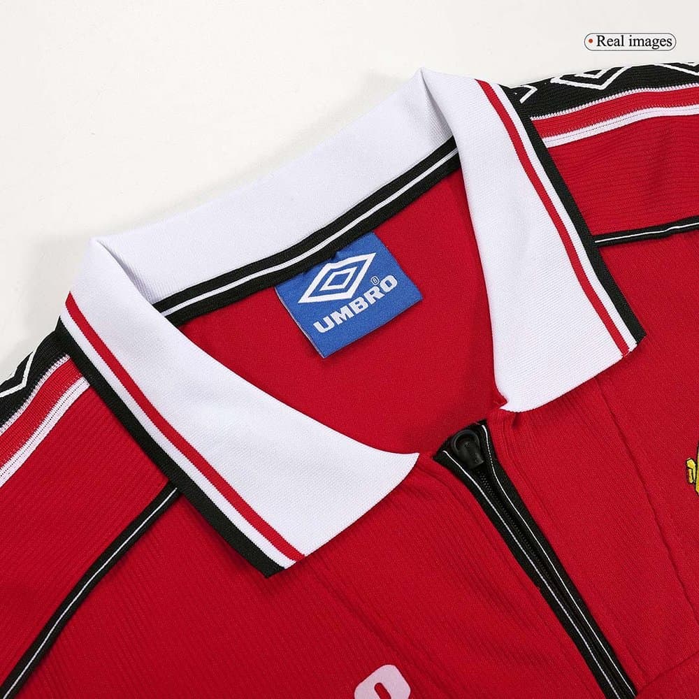 Men's Manchester United Home Retro Soccer Jersey 1998/00