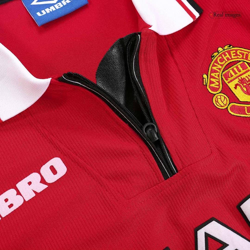 Men's Manchester United Home Retro Soccer Jersey 1998/00