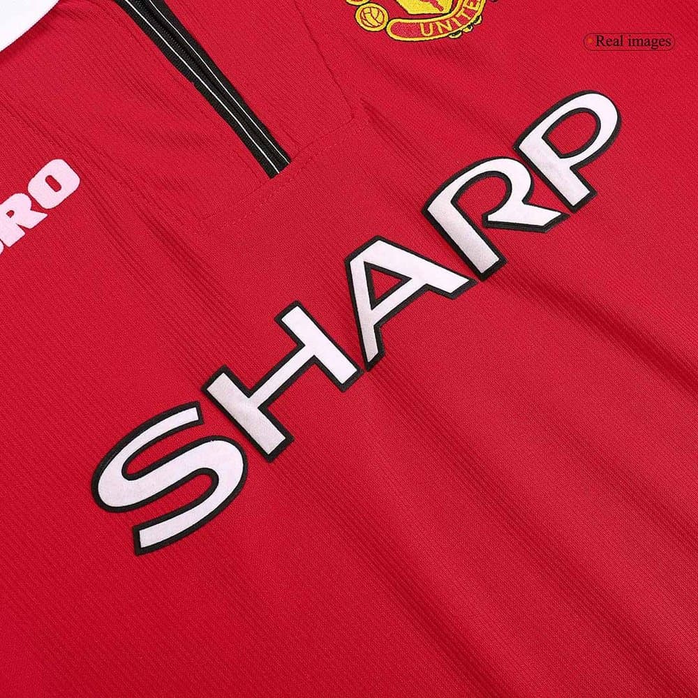 Men's Manchester United Home Retro Soccer Jersey 1998/00