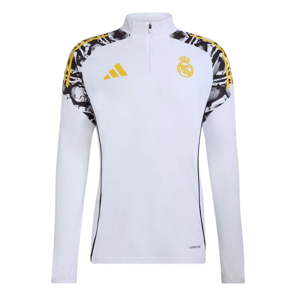 Men's Real Madrid 1/4 Zip Tracksuit 2025/26 Men's Real Madrid 1/4 Zip Tracksuit 2025/26