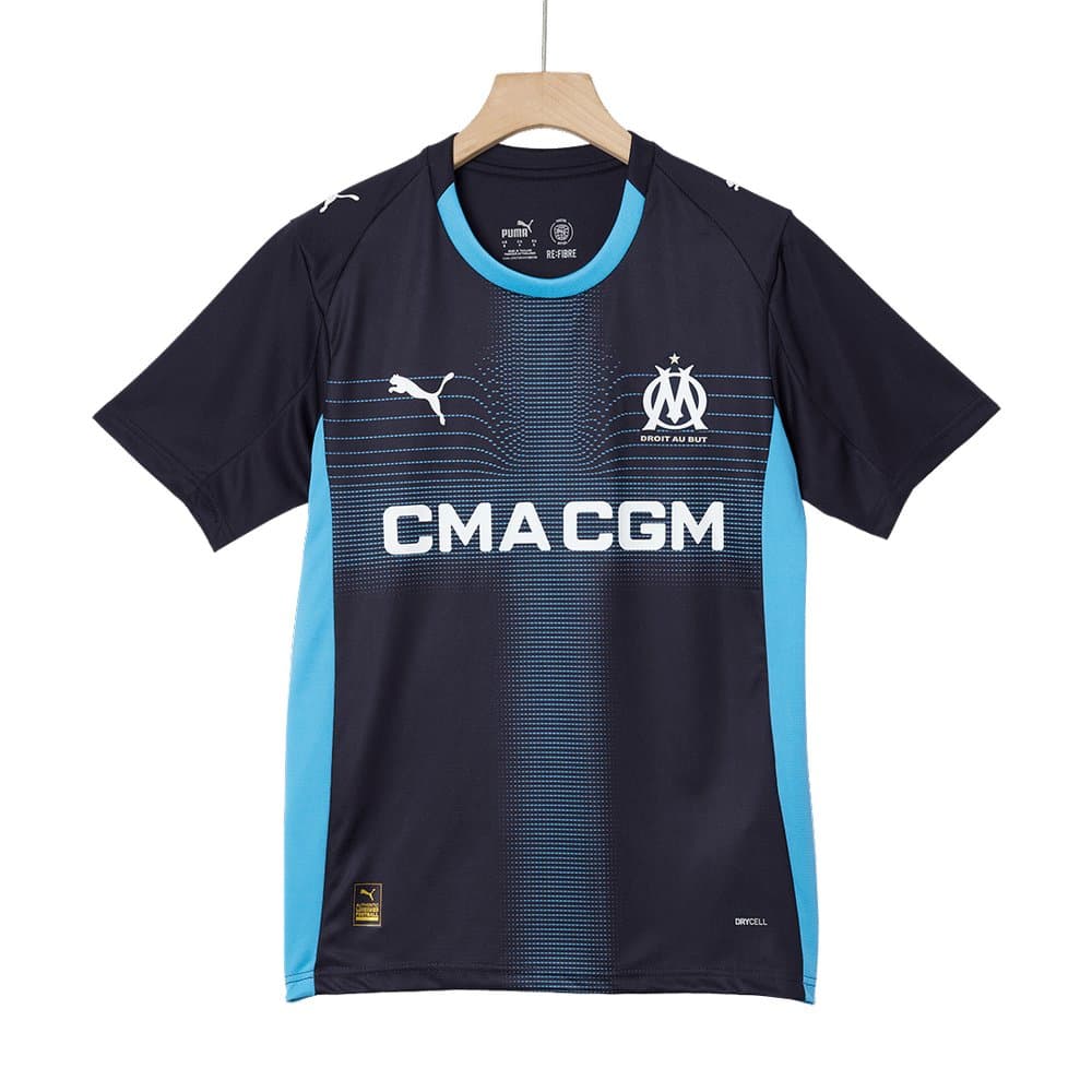 Men's RABIOT #25 Marseille Away Replica Soccer Jersey 2025/26 Men's RABIOT #25 Marseille Away Replica Soccer Jersey 2025/26