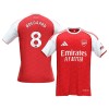 Men's ØDEGAARD #8 Arsenal Home Replica Soccer Jersey 2025/26 Men's ØDEGAARD #8 Arsenal Home Replica Soccer Jersey 2025/26