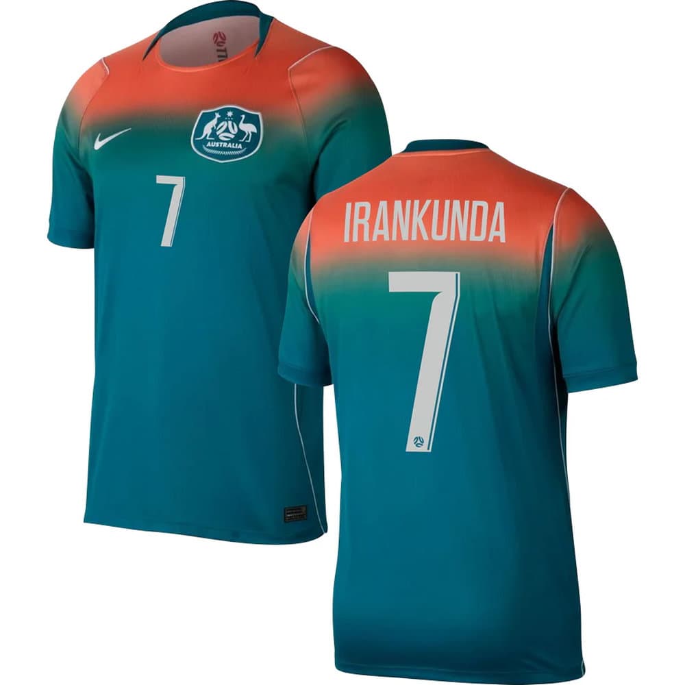 Men's IRANKUNDA #7 Australia Away Replica Jersey World Cup 2026