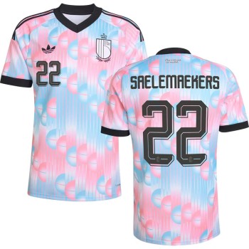 Men's SAELEMAEKERS #22 Belgium Away Replica Jersey World Cup 2026