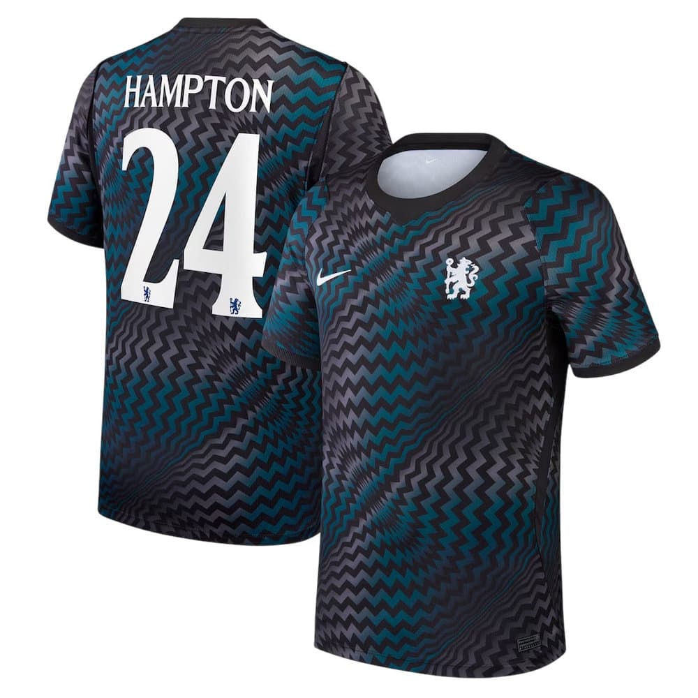Kid's HAMPTON #24 Chelsea Goalkeeper Replica Jersey 2026/27 Kid's HAMPTON #24 Chelsea Goalkeeper Replica Jersey 2026/27
