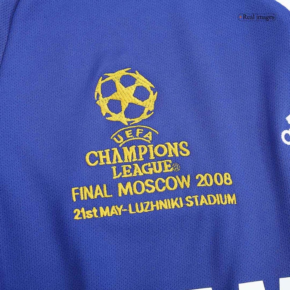 Men's Chelsea Home Retro Soccer Jersey- UCL Final 2008 Men's Chelsea Home Retro Soccer Jersey- UCL Final 2008
