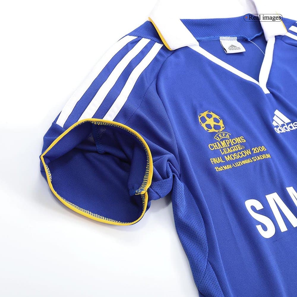 Men's Chelsea Home Retro Soccer Jersey- UCL Final 2008 Men's Chelsea Home Retro Soccer Jersey- UCL Final 2008