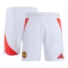 Men's Manchester United Home Authentic Soccer Shorts 2024/25 Men's Manchester United Home Authentic Soccer Shorts 2024/25
