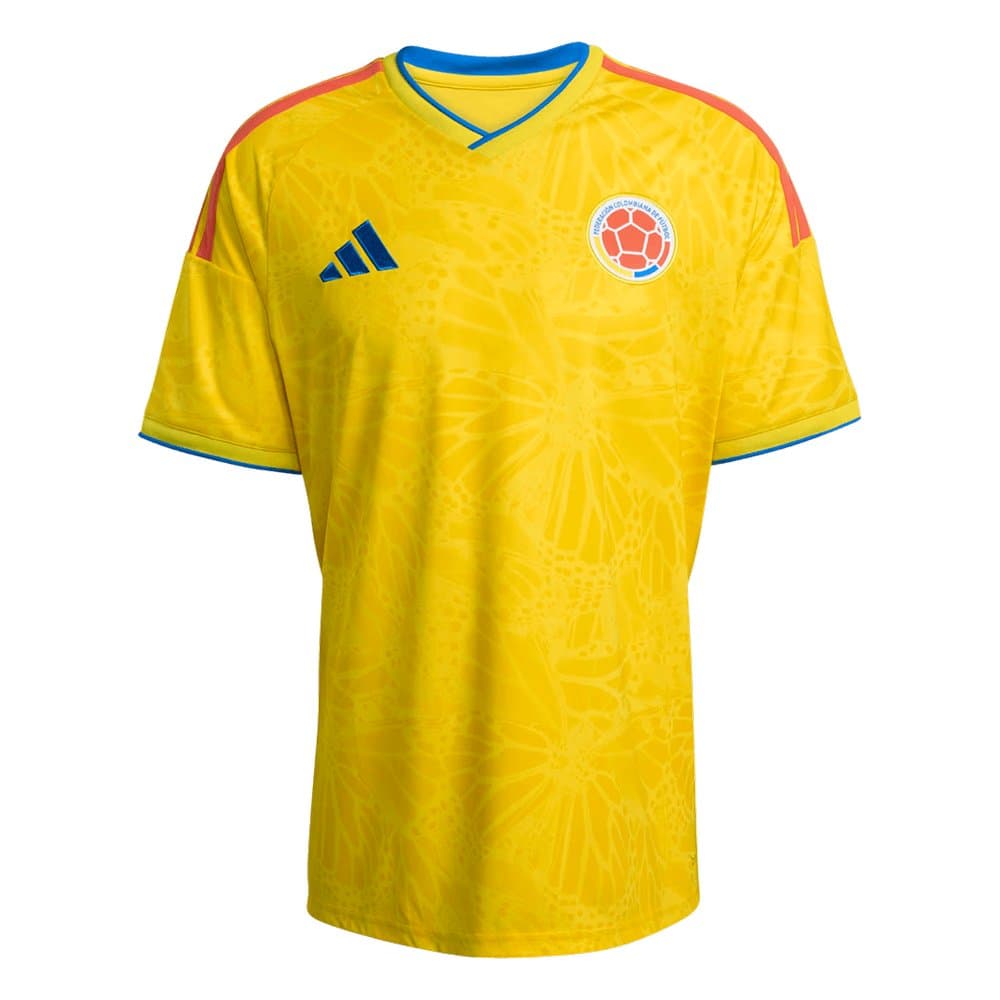 Men's Luis Díaz #7 Colombia Home Replica Soccer Jersey World Cup 2026 Men's Luis Díaz #7 Colombia Home Replica Soccer Jersey World Cup 2026
