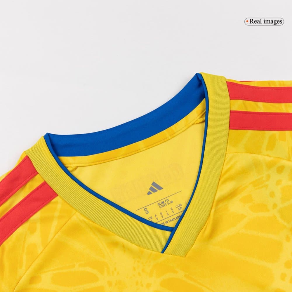 Men's Luis Díaz #7 Colombia Home Replica Soccer Jersey World Cup 2026 Men's Luis Díaz #7 Colombia Home Replica Soccer Jersey World Cup 2026