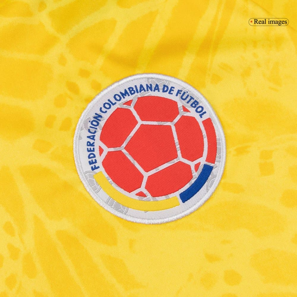 Men's Luis Díaz #7 Colombia Home Replica Soccer Jersey World Cup 2026 Men's Luis Díaz #7 Colombia Home Replica Soccer Jersey World Cup 2026