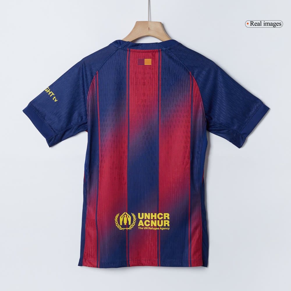 Men's ROONY #19 Barcelona Home Authentic Soccer Jersey - UCL 2025/26