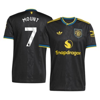 Men's MOUNT #7 Manchester United Third Away Replica Soccer Jersey 2025/26 Men's MOUNT #7 Manchester United Third Away Replica Soccer Jersey 2025/26