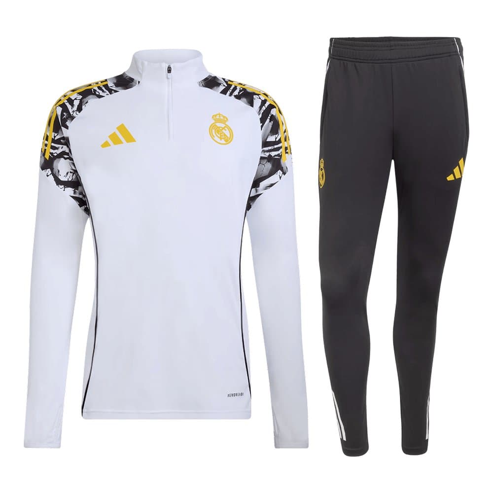 Kid's Real Madrid 1/4 Zip Tracksuit 2025/26 Kid's Real Madrid 1/4 Zip Tracksuit 2025/26