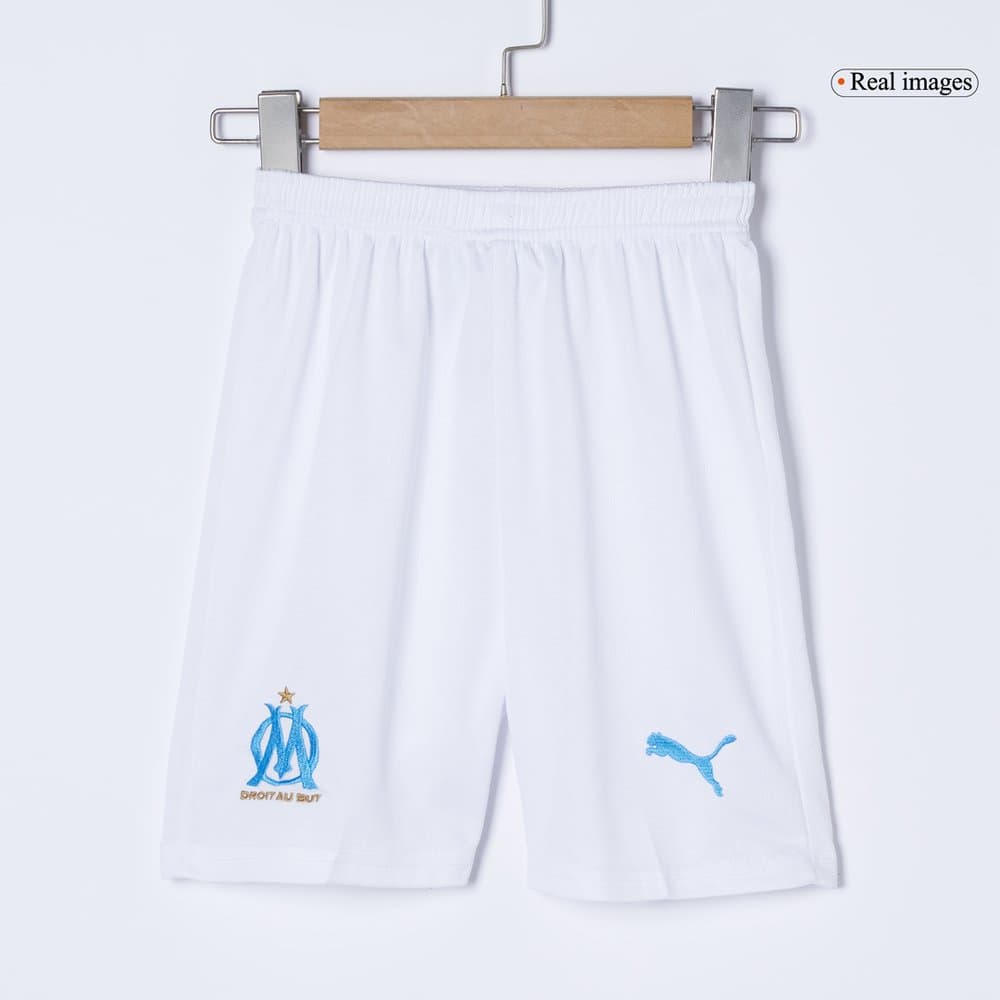 Kid's Marseille Home Soccer Jersey Kit 2025/26