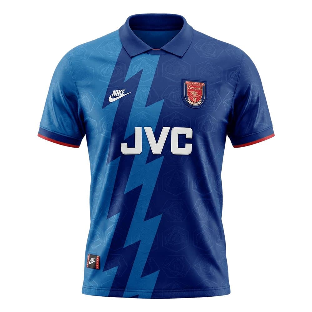 Men's Arsenal Away Retro Soccer Jersey 1995