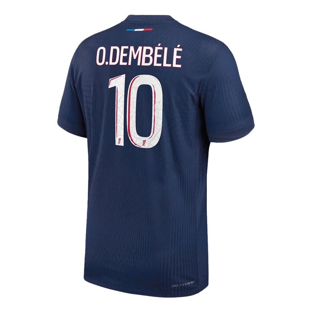 Men's O.DEMBÉLÉ #10 PSG Home Authentic Jersey 2024/25 Men's O.DEMBÉLÉ #10 PSG Home Authentic Jersey 2024/25