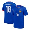 Men's ZAIRE-EMERY #18 France Home Replica Soccer Jersey 2024 Men's ZAIRE-EMERY #18 France Home Replica Soccer Jersey 2024