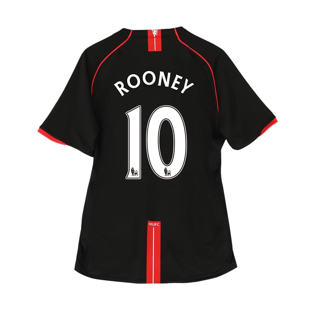 Men's ROONEY #10 Manchester United Away Retro Soccer Jersey 2007/08 Men's ROONEY #10 Manchester United Away Retro Soccer Jersey 2007/08