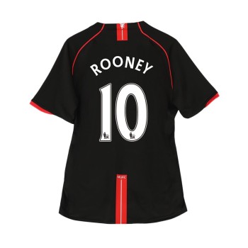 Men's ROONEY #10 Manchester United Away Retro Soccer Jersey 2007/08