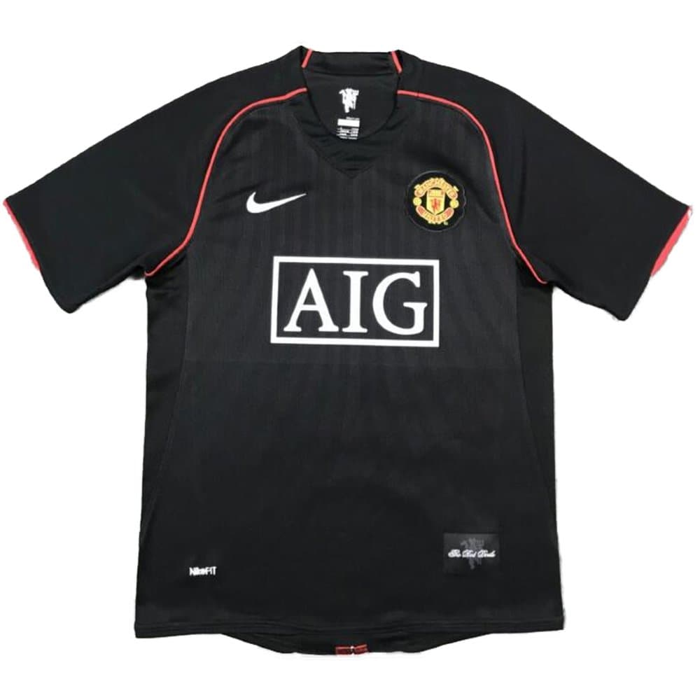 Men's ROONEY #10 Manchester United Away Retro Soccer Jersey 2007/08 Men's ROONEY #10 Manchester United Away Retro Soccer Jersey 2007/08