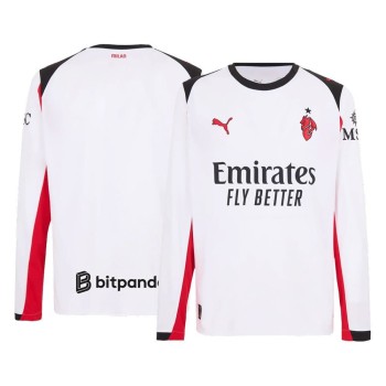 Men's AC Milan Away Long Sleeve Jersey 2025/26