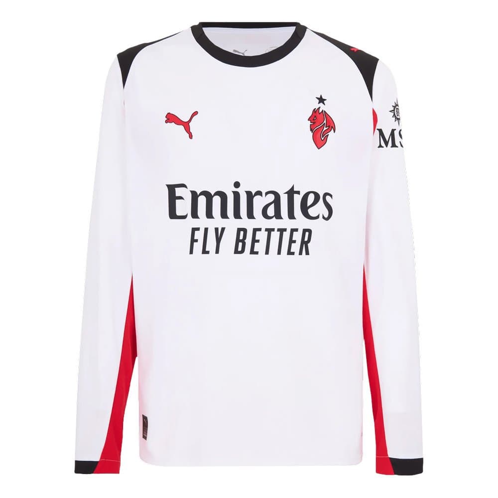 Men's AC Milan Away Long Sleeve Jersey 2025/26