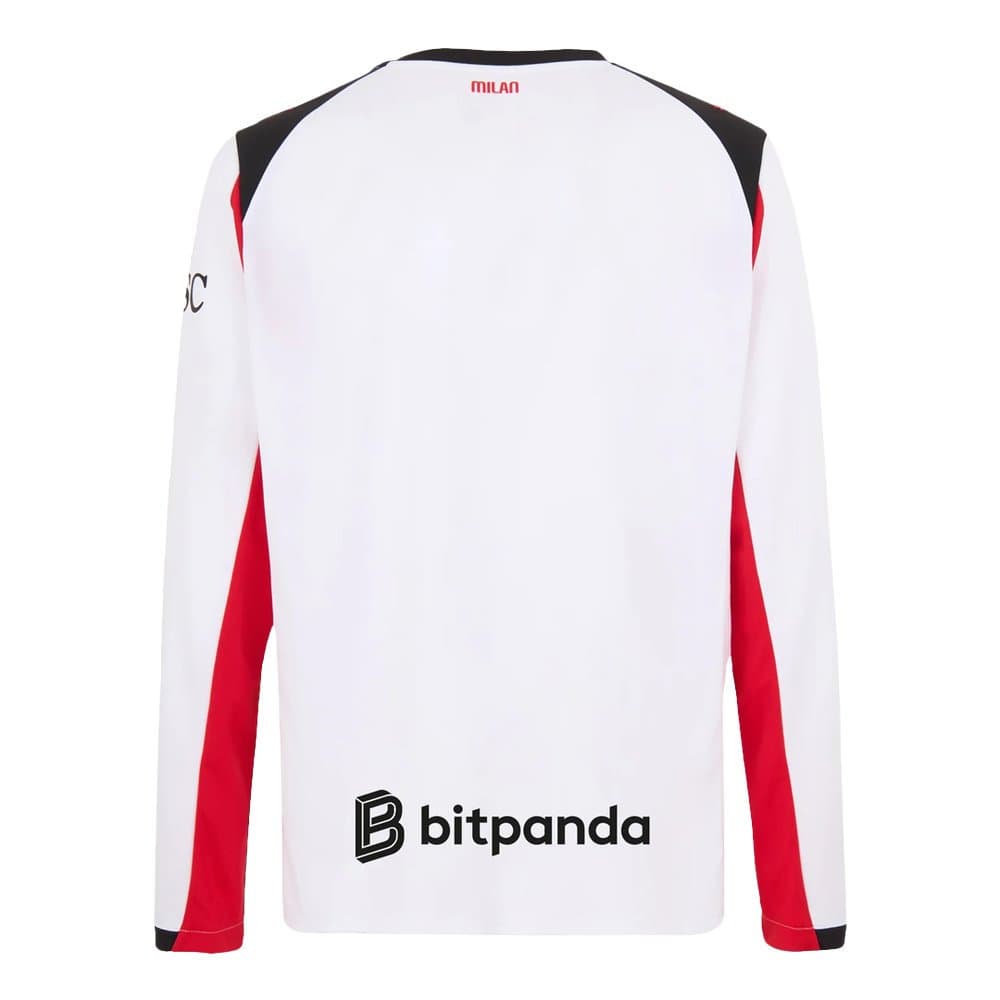 Men's AC Milan Away Long Sleeve Jersey 2025/26