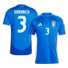 Men's DIMARCO #3 Italy Home Replica Soccer Jersey EURO 2024 Men's DIMARCO #3 Italy Home Replica Soccer Jersey EURO 2024
