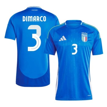 Men's DIMARCO #3 Italy Home Replica Soccer Jersey EURO 2024 Men's DIMARCO #3 Italy Home Replica Soccer Jersey EURO 2024