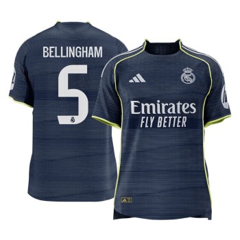 Men's BELLINGHAM #5 Real Madrid Away Authentic Soccer Jersey 2025/26 Men's BELLINGHAM #5 Real Madrid Away Authentic Soccer Jersey 2025/26