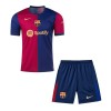 Men's Barcelona Home Soccer Jersey Kit(Jersey+Shorts) 2024/25