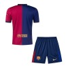 Men's Barcelona Home Soccer Jersey Kit(Jersey+Shorts) 2024/25