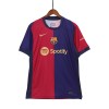 Men's Barcelona Home Soccer Jersey Kit(Jersey+Shorts) 2024/25