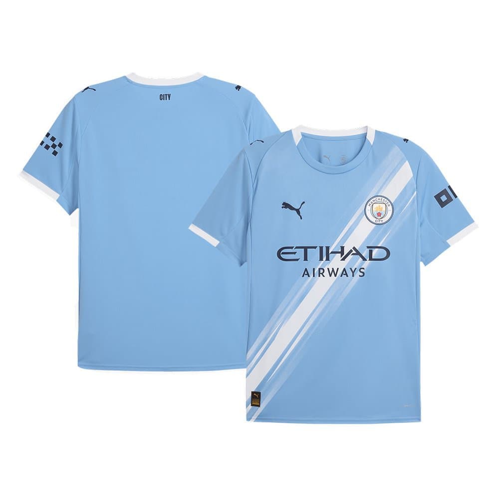 Men's Manchester City Home Replica Soccer Jersey 2025/26 Men's Manchester City Home Replica Soccer Jersey 2025/26