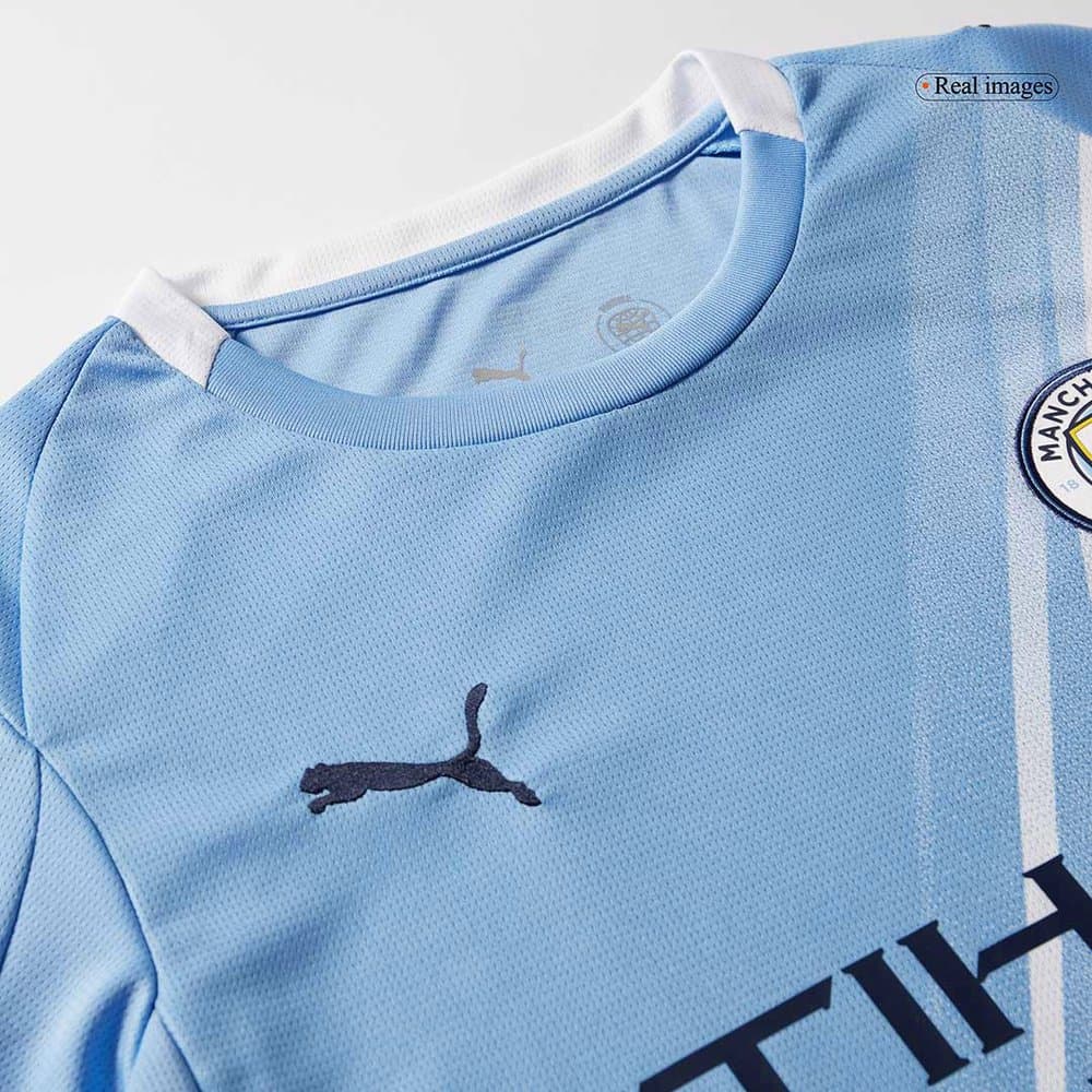 Men's Manchester City Home Replica Soccer Jersey 2025/26 Men's Manchester City Home Replica Soccer Jersey 2025/26