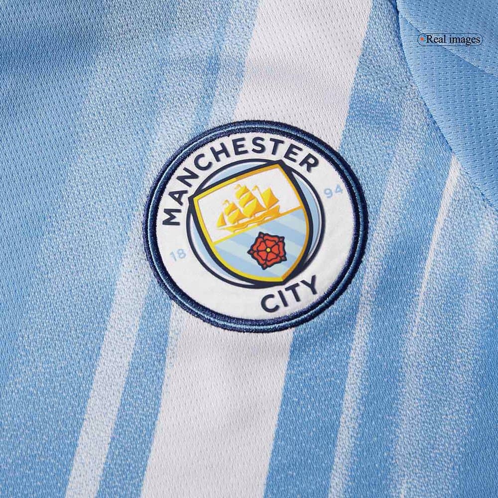 Men's Manchester City Home Replica Soccer Jersey 2025/26 Men's Manchester City Home Replica Soccer Jersey 2025/26