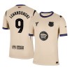 Men's LEWANDOWSKI #9 Barcelona Away Authentic Soccer Jersey - UCL 2025/26