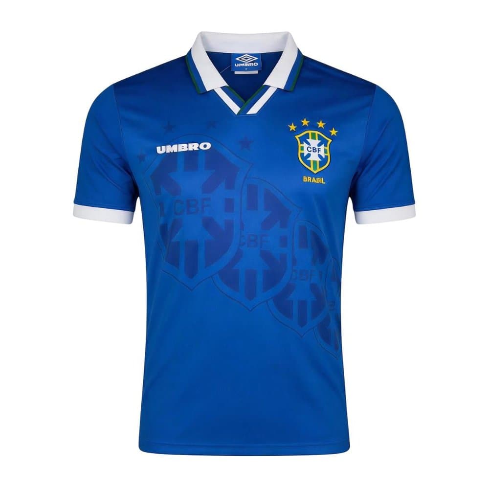 Men's Brazil Away Retro Soccer Jersey 1994/96