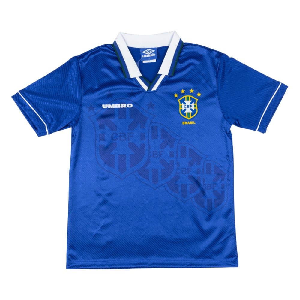 Men's Brazil Away Retro Soccer Jersey 1994/96