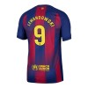Men's LEWANDOWSKI #9 Barcelona Home Authentic Soccer Jersey 2025/26