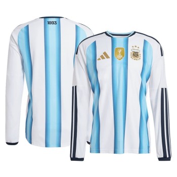 Men's Argentina Home Long Sleeve Authentic Jersey World Cup 2026 Men's Argentina Home Long Sleeve Authentic Jersey World Cup 2026