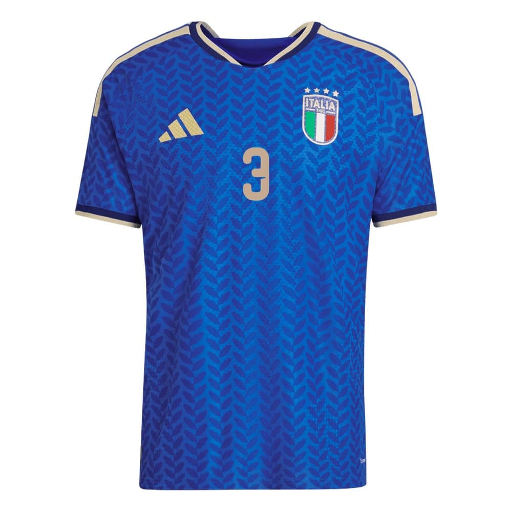 Men's DIMARCO #3 Italy Home Authentic Jersey World Cup 2026