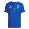 Men's DIMARCO #3 Italy Home Authentic Jersey World Cup 2026