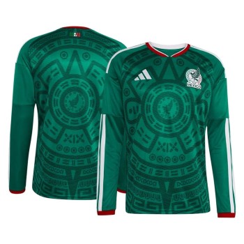 Men's Mexico Home Long Sleeve Jersey World Cup 2026 Men's Mexico Home Long Sleeve Jersey World Cup 2026
