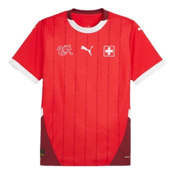 Men's Switzerland Home Replica Soccer Jersey EURO 2024 Men's Switzerland Home Replica Soccer Jersey EURO 2024
